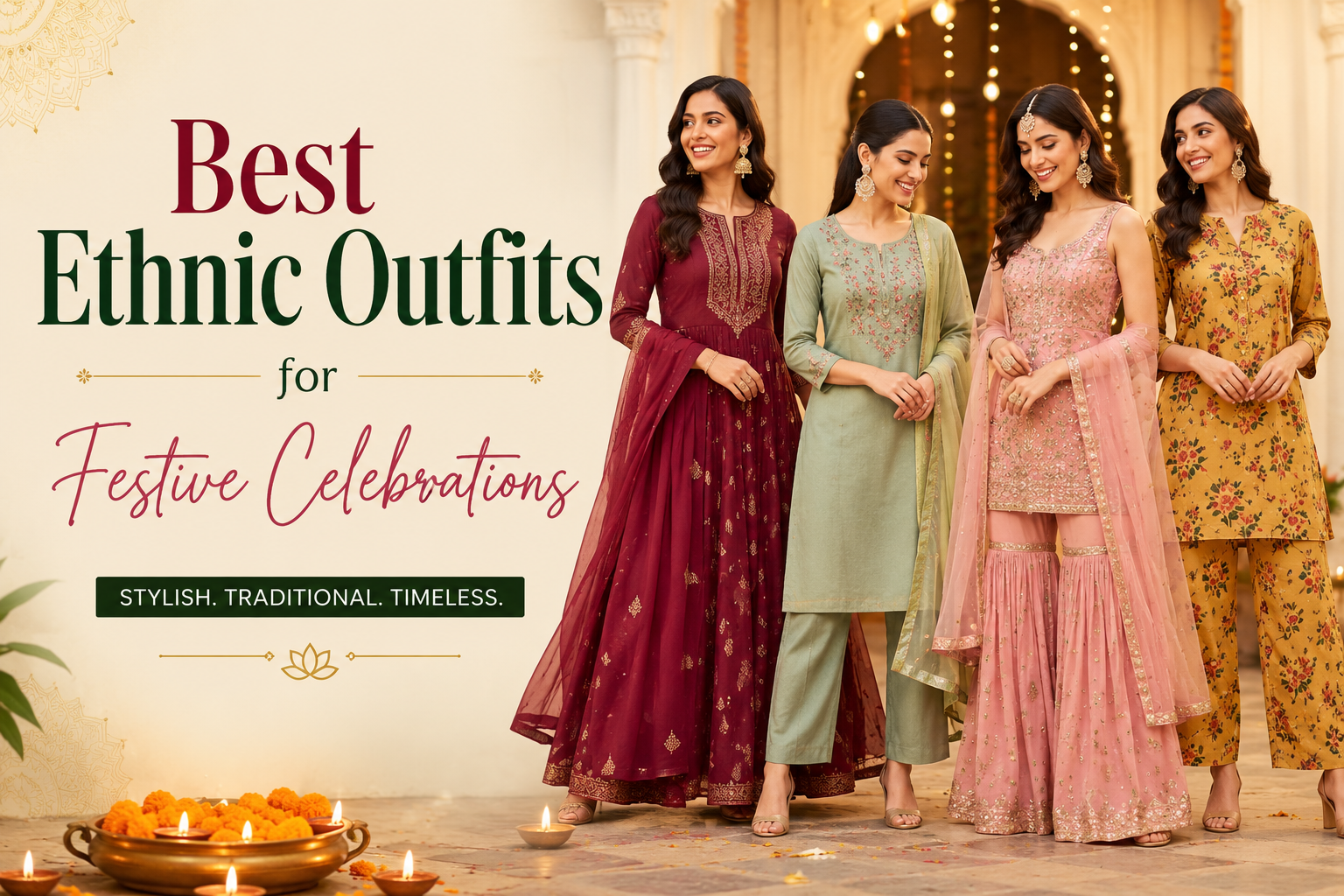 Best Ethnic Outfits for Festive Celebrations